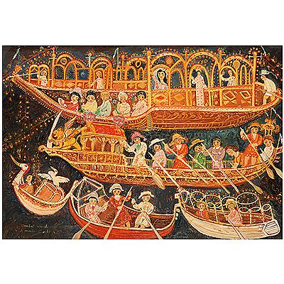 Naval Battle in Monte Carlo, 1966 by Émile Crociani - Auction record, sale price, and art valuation. Compare with similar artists and explore comparable artworks.