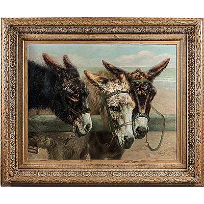 Ânes à la clôture by Piet Engelen - Auction record, sale price, and art valuation. Compare with similar artists and explore comparable artworks.