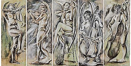 Mural series of five panels by Federico Cantu - Auction record, sale price, and art valuation. Compare with similar artists and explore comparable artworks.