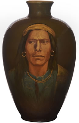 Big Navajo portrait vase by Sturgis Laurence - Auction record, sale price, and art valuation. Compare with similar artists and explore comparable artworks.