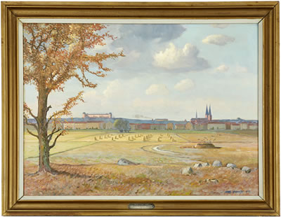 Vy över Uppsala.