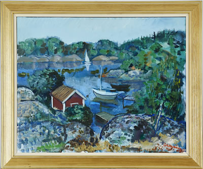 Skärgårdsmotiv.
