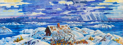 ”Vinterskärgård” by Roland Svensson - Auction record, sale price, and art valuation. Compare with similar artists and explore comparable artworks.