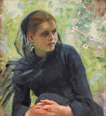 Girl in black
