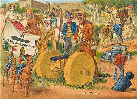 Sample artwork by Bruce Marshall (1929 - 2015), known for easel and mural painting, military genre and history, writing - View similar artists and auction records