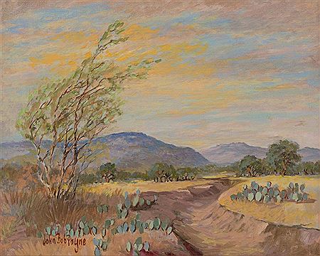 "Hill Country" by John Bob Payne - Auction record, sale price, and art valuation. Compare with similar artists and explore comparable artworks.