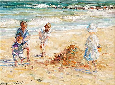 Sample artwork by Jacques Albert, known for painting - View similar artists and auction records
