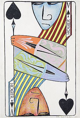 Jack of Spades, 1969 by Francois Ganeau - Auction record, sale price, and art valuation. Compare with similar artists and explore comparable artworks.