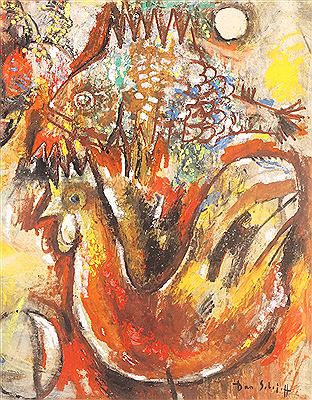HEN AND CHICK by Dan Solojoff - Auction record, sale price, and art valuation. Compare with similar artists and explore comparable artworks.