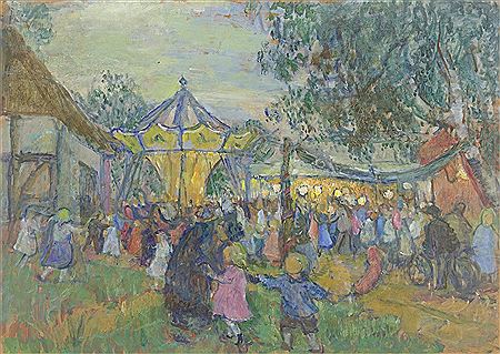 Jahrmarkt by Lisel Oppel - Auction record, sale price, and art valuation. Compare with similar artists and explore comparable artworks.
