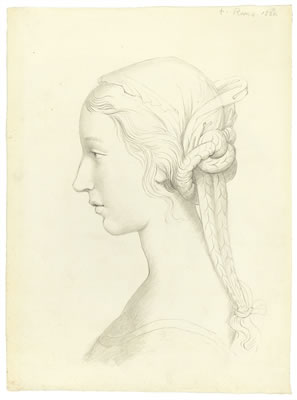 Portrait einer jungen Frau mit geflochtenem Haar im Profil nach links by Peter Rittig - Auction record, sale price, and art valuation. Compare with similar artists and explore comparable artworks.