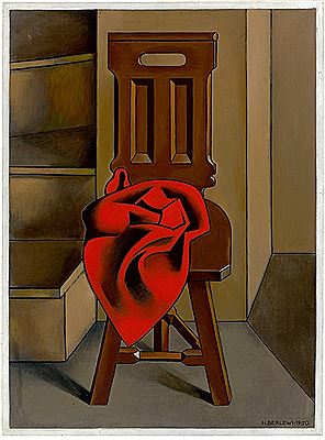 Stuhl mit rotem Tuch by Henrik Berlewi - Auction record, sale price, and art valuation. Compare with similar artists and explore comparable artworks.