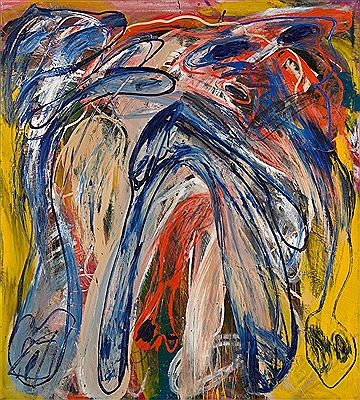 "Tantra-Figur – Hommage à de Kooning"