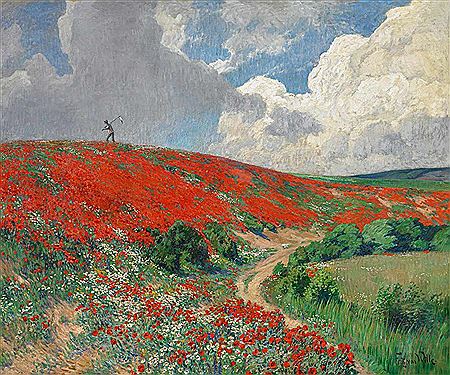Sample artwork by Fritz von Wille (1860 - 1941), known for landscape painting, lithography - View similar artists and auction records