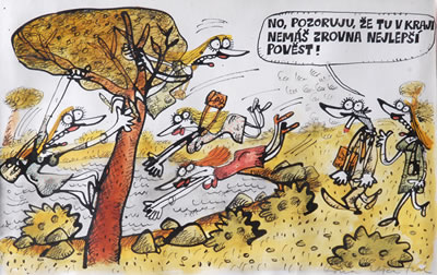 NO POZORUJU, ŽE TU V KRAJI NEMÁŠ ZROVNA NEJLEPŠÍ POVEST!