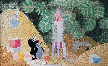 A little Mole before the start by Zdenek Miler - Auction record, sale price, and art valuation. Compare with similar artists and explore comparable artworks.