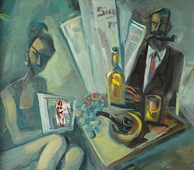 Sample artwork by Jiri Zizka, known for painting - View similar artists and auction records
