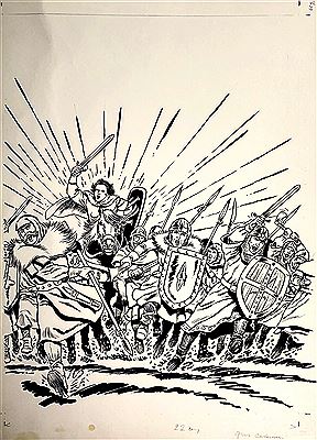 Chevalier Ardent Couverture de l'album Les loups de Rougecogne édité par Casterman en 1984
