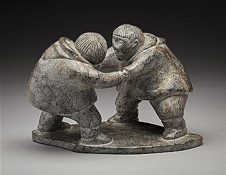 Sample artwork by Pingu Alaku (1930 - 1975), known for eskimo sculpture - View similar artists and auction records