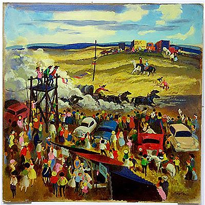 RODEO - THREE HILLS ALBERTA, 1960