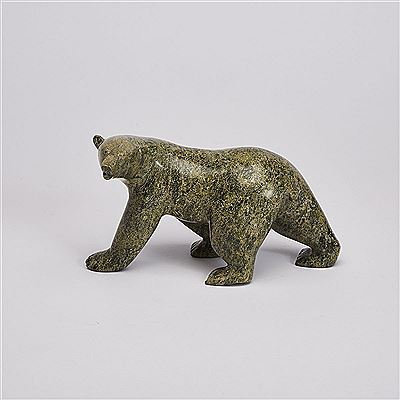 WALKING BEAR by Simeonie Elijassiapik - Auction record, sale price, and art valuation. Compare with similar artists and explore comparable artworks.