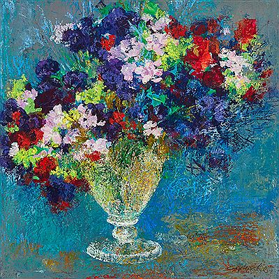 BLUE VELVET by Elene Gamache - Auction record, sale price, and art valuation. Compare with similar artists and explore comparable artworks.
