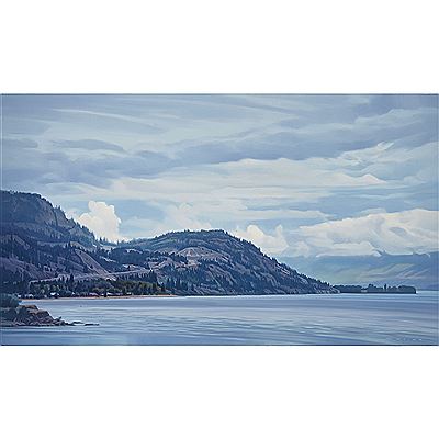 OKANAGAN LAKE by Gerald Sevier - Auction record, sale price, and art valuation. Compare with similar artists and explore comparable artworks.