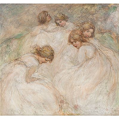 FIVE YOUNG GIRLS