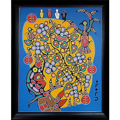 SELF PORTRAIT OF MAN & BEAR DOCTOR by Christian Morrisseau - Auction record, sale price, and art valuation. Compare with similar artists and explore comparable artworks.