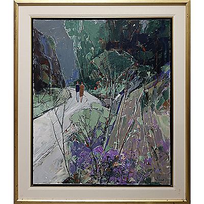 UNTITLED (COUPLE WALKING ON WINDING ROAD)