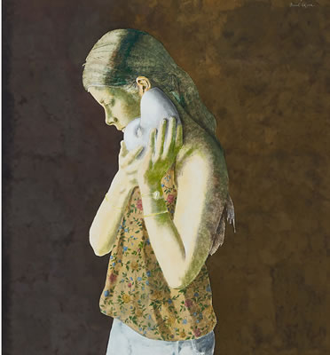GIRL WITH SHELL
