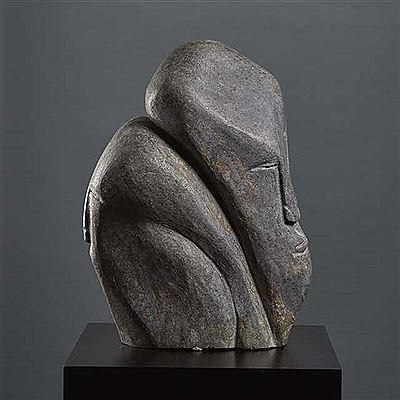 Sample artwork by Jutai Felix Toonoo (1959 - 2015), known for inuit theme sculpture, drawing, painting, printmaking - View similar artists and auction records