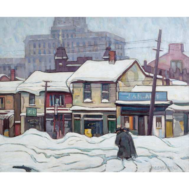 ELIZABETH STREET, TORONTO by Peter Clapham (PC) Sheppard - Auction record, sale price, and art valuation. Compare with similar artists and explore comparable artworks.