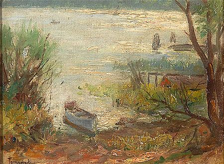 Seeufer im Sonnenlicht by Otto Tarnogrocki - Auction record, sale price, and art valuation. Compare with similar artists and explore comparable artworks.
