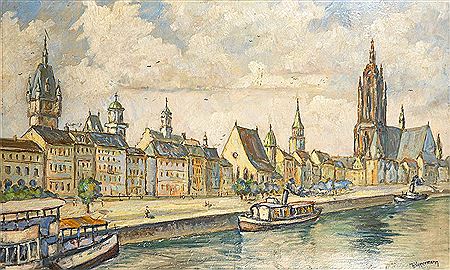 Hafenstadt im Sonnenschein by Willi Oppermann - Auction record, sale price, and art valuation. Compare with similar artists and explore comparable artworks.