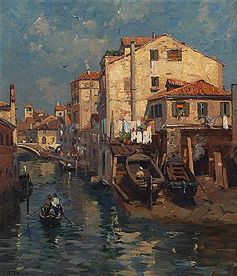 "Schiffswerft in Venedig"