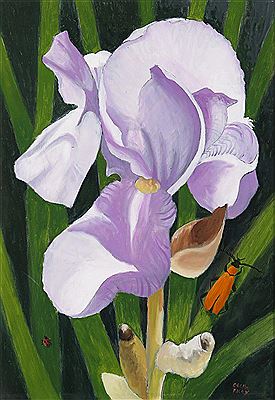 The Iris, Beetle and Ladybird by Cecil Riley - Auction record, sale price, and art valuation. Compare with similar artists and explore comparable artworks.