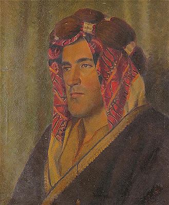 Portrait of T. E. Lawrence (Lawrence of Arabia)