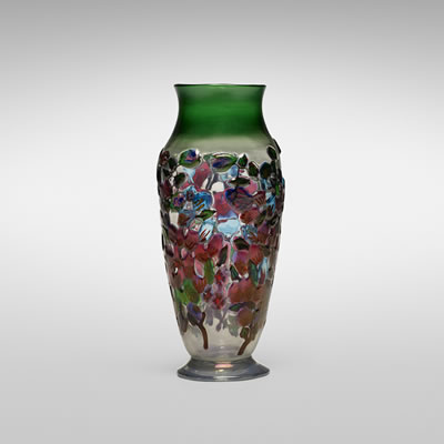 A Murrine Applicate vase by Artisti Barovier - Auction record, sale price, and art valuation. Compare with similar artists and explore comparable artworks.