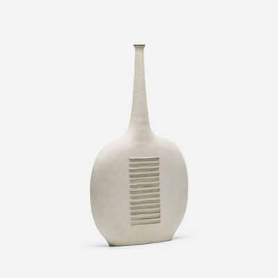 Monumental vessel by Bruno Gambone - Auction record, sale price, and art valuation. Compare with similar artists and explore comparable artworks.