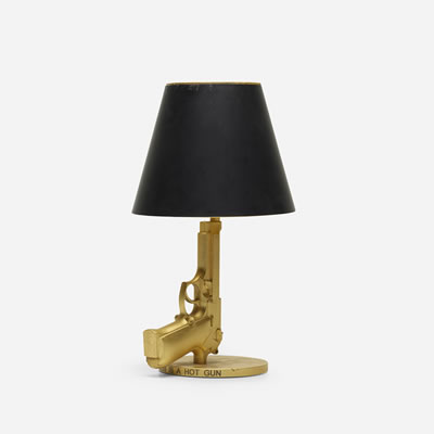 Prototype Gun table lamp