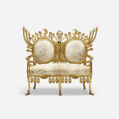 Settee by Pedro Friedeberg - Auction record, sale price, and art valuation. Compare with similar artists and explore comparable artworks.