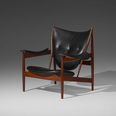 Chieftain lounge chair by Finn Juhl - Auction record, sale price, and art valuation. Compare with similar artists and explore comparable artworks.