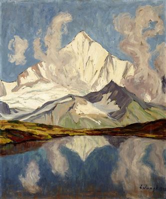 Spiegelung - Schweizer Berglandschaft
