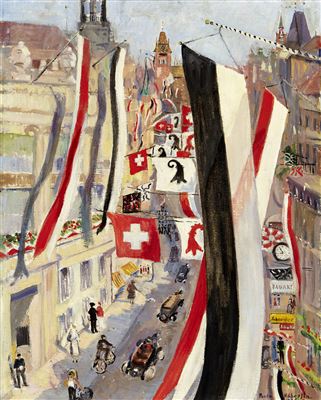 Sängerfest Basel 1935 by Paula Haberlin - Auction record, sale price, and art valuation. Compare with similar artists and explore comparable artworks.