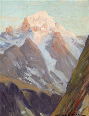 Le Couchant aux Montagnes by Arthur Maire - Auction record, sale price, and art valuation. Compare with similar artists and explore comparable artworks.