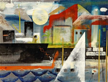 Im Hafen by Theobald Modespacher - Auction record, sale price, and art valuation. Compare with similar artists and explore comparable artworks.