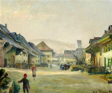 Pratteln - Belebte Dorfstrasse