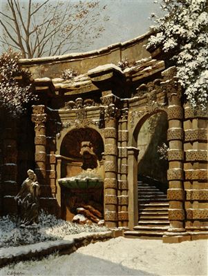 Park im Winter by Karl F H Schuster - Auction record, sale price, and art valuation. Compare with similar artists and explore comparable artworks.